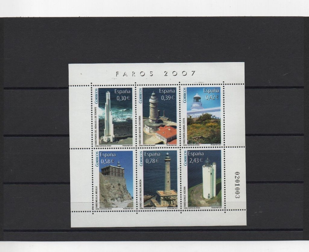 ESPAÑA DEL AÑO 2007 FAROS