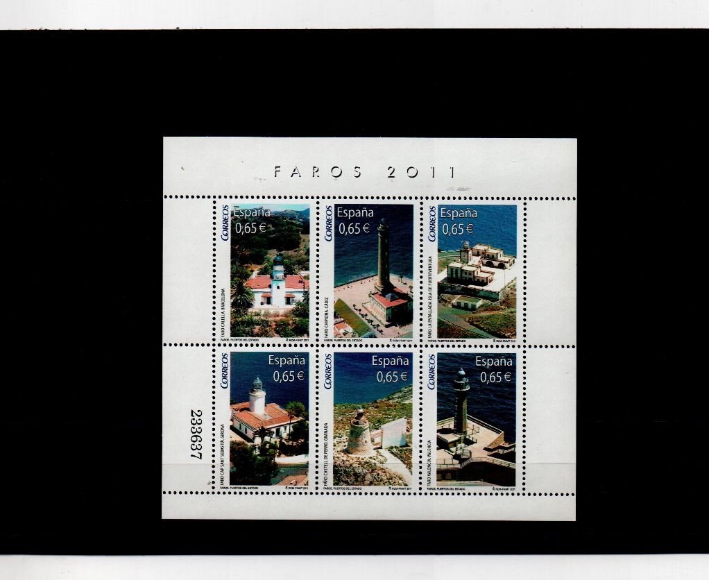 ESPAÑA DEL AÑO 2011 FAROS