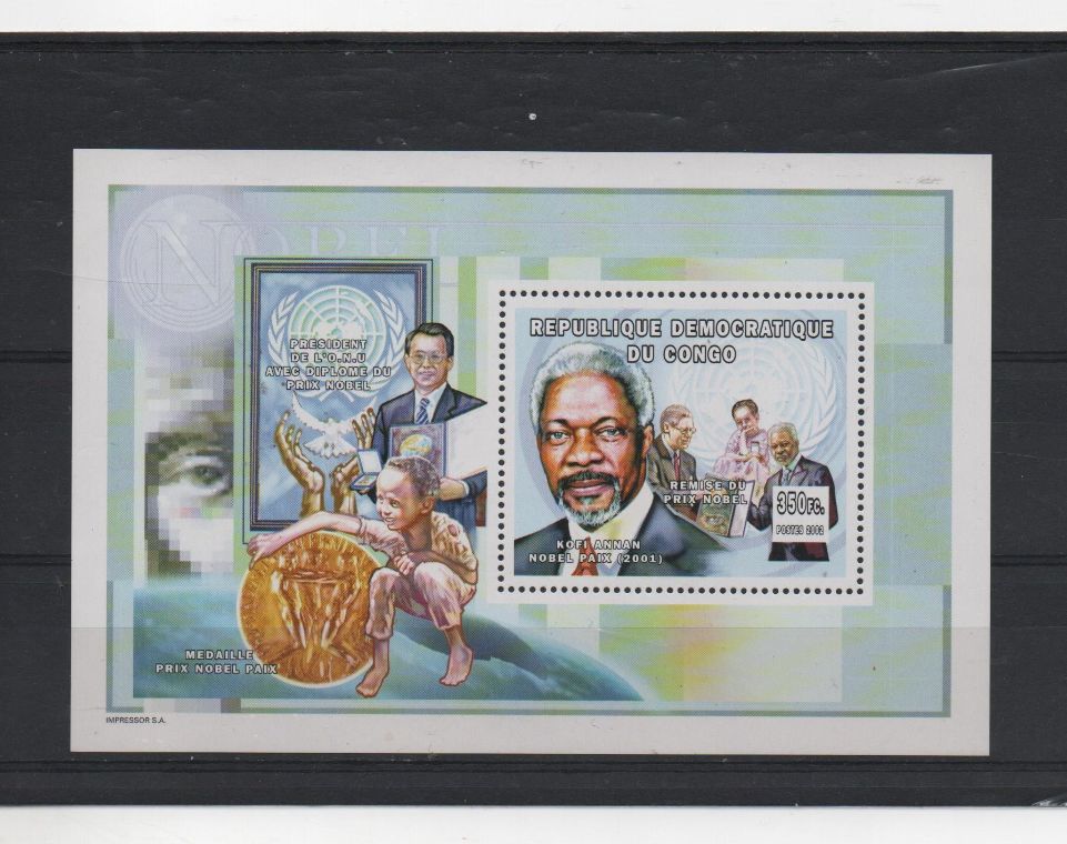 CONGO DEL AÑO 2002 PREMIOS NOVEL