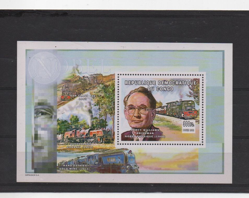 CONGO DEL AÑO 2002 PREMIO NOVEL