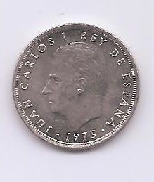 ESPAÑA DEL AÑO 1975*79 DE 5 PESETAS