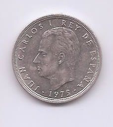 ESPAÑA DEL AÑO 1975*80 DE 5 PESETAS