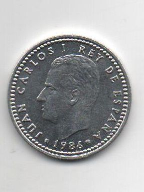 ESPAÑA DEL AÑO 1986 DE 1 PESETA