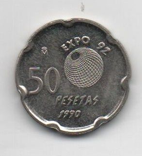 ESPAÑA DEL AÑO 1990 DE 50 PESETAS