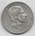 ALFONSO XII DEL AÑO 1882 DE 50 CENTAVOS