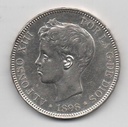 ALFONSO XIII DEL AÑO 1898 *98 DE 5 PESETAS