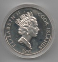 ISLAS COOK DEL AÑO 1991 DE 50 DOLARES
