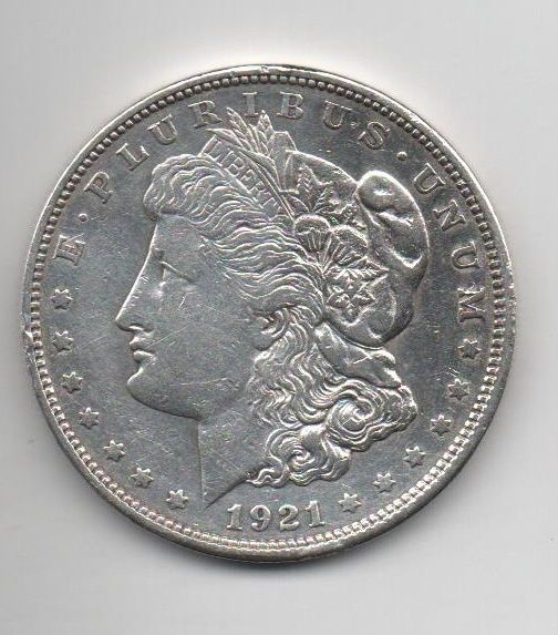 ESTADOS UNIDOS DEL AÑO 1921 DE 1 DOLAR MORGAN