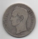 VENEZUELA DEL AÑO 1886 DE 5 BOLIVARES