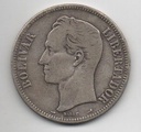 VENEZUELA DEL AÑO 1912 DE 5 BOLIVARES