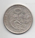 PERU DEL AÑO 1923 DE 1/2 SOL