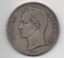 VENEZUELA DEL AÑO 1905 DE 5 BOLIVARES