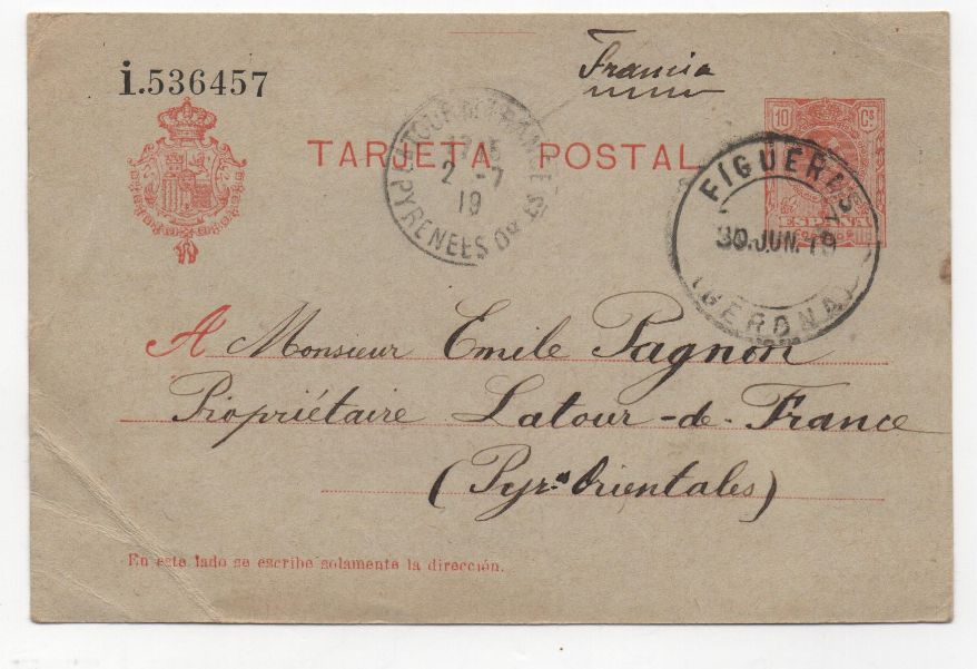 ESPAÑA POSTAL Nº 8 DE ALFONSO XII