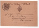 ESPAÑA POSTAL Nº 16 SELLO PELON DE 10 CENTIMOS