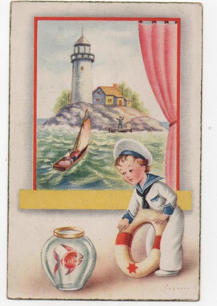 ESPAÑA POSTAL Nº 5 NIÑO MARINERO