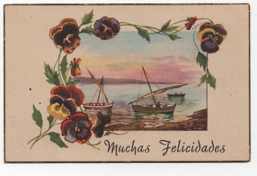 ESPAÑA POSTAL Nº 8 BARCAS