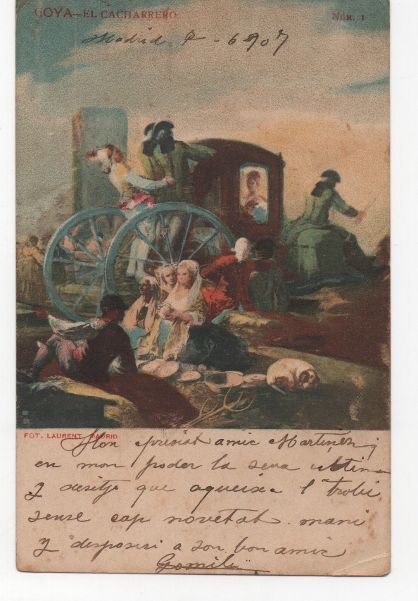 ESPAÑA POSTAL Nº 14 GOYA. EL CACHARRERO