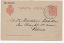 ESPAÑA POSTAL Nº 45 T. POSTAL SELLO ALFONSO XII DE 10 CENTIMOS