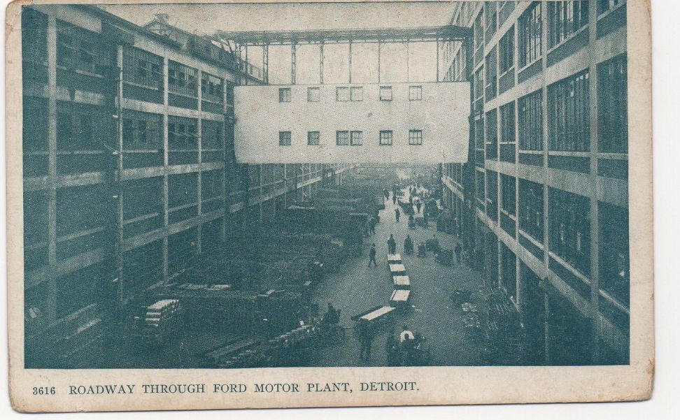 POSTAL Nº 15 ESTADOS UNIDOS DETROIT FORD