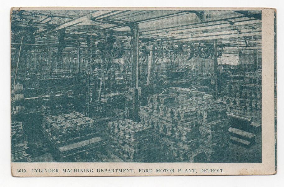 POSTAL Nº 16 ESTADOS UNIDOS DETROIT FORD