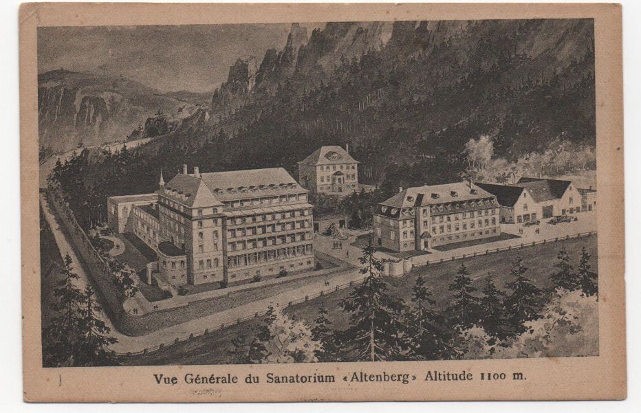 ALEMANIA POSTAL N-7 SANATORIO ALTENDERG