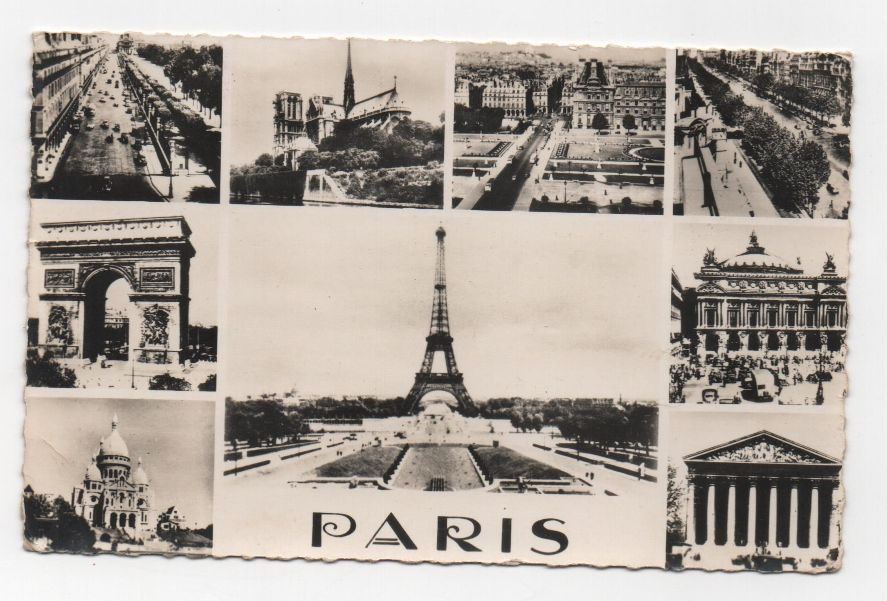 FRANCIA POSTAL N-13 PARIS IMAGENES