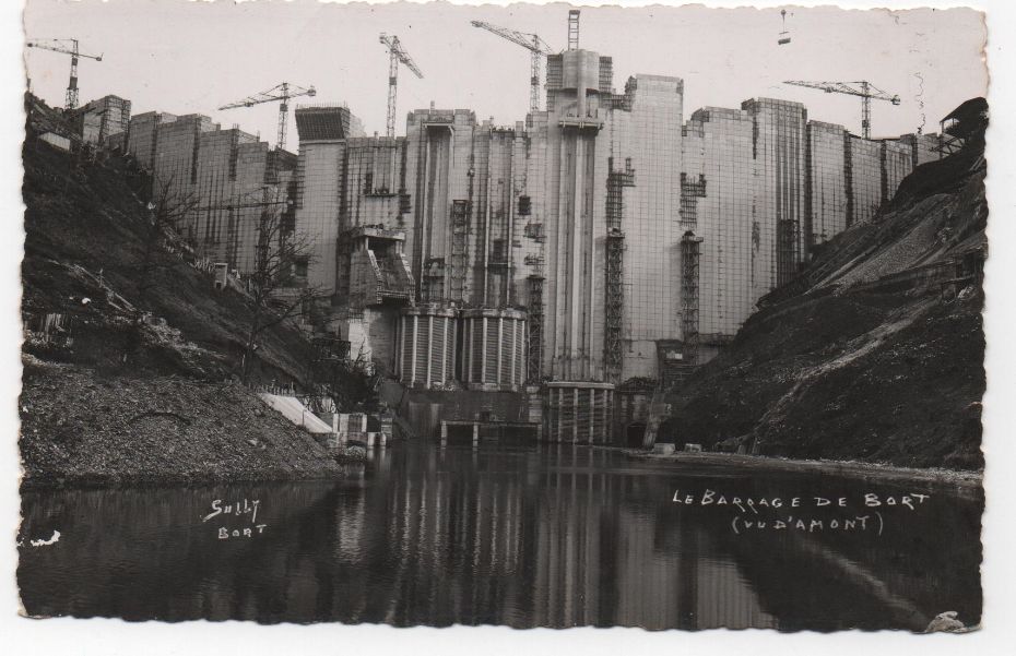 FRANCIA POSTAL N-14 LA BARRAGE DE BORT