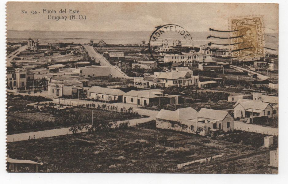 URUGUAY POSTAL N-21 PUNTA DEL ESTE