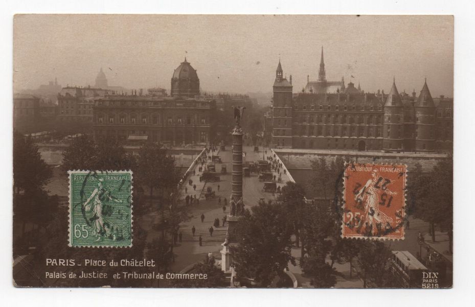 FRANCIA POSTAL N-28 PLACE DU CHALET