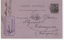 FRANCIA POSTAL N-30 (SELLO 10 CTS NEGRO)