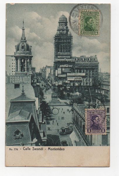 URUGUAY POSTAL N-54 (MONTEVIDEO)