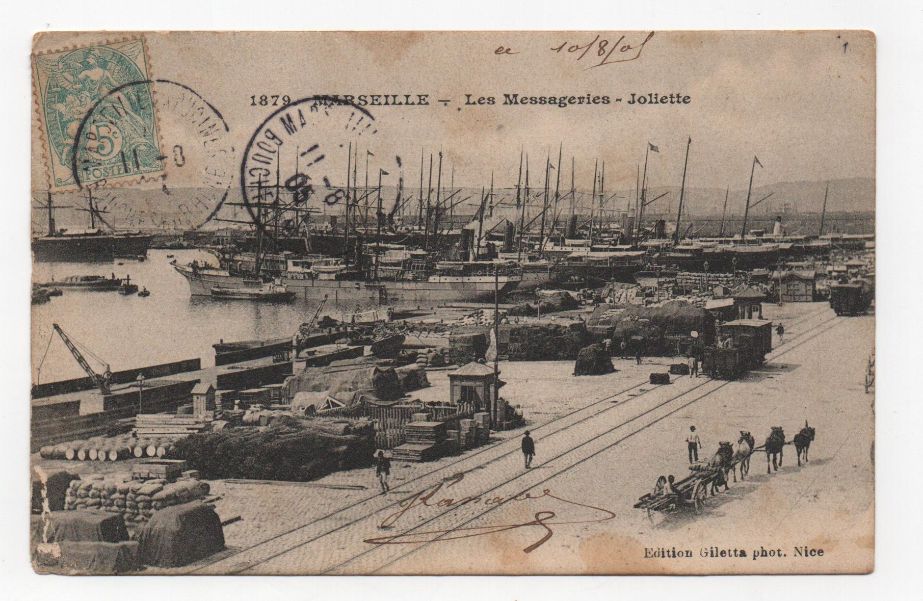 FRANCIA POSTAL N-58 (MARSELLA)