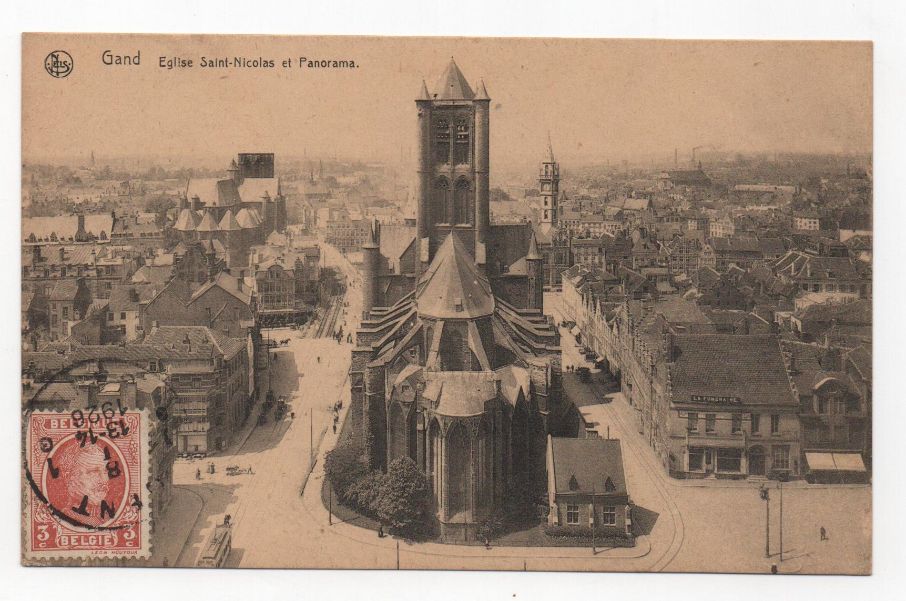 BELGICA POSTAL N-60 (IGLESIA SANT NICOLAS)