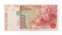 REINADO JUAN CARLOS I AÑO 1992 (24/04) DE 2000 PESETAS