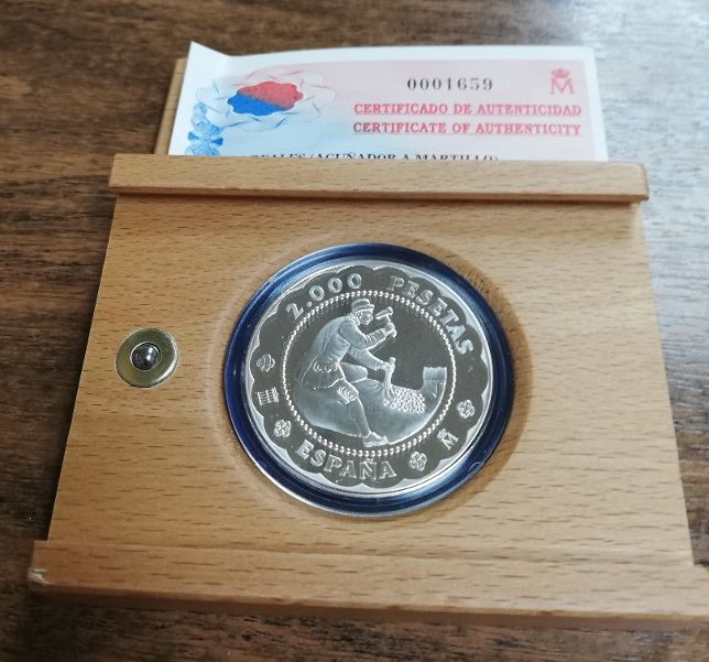 ESPAÑA DEL AÑO 2001 DE 2000 PESETAS