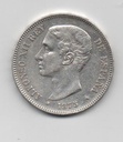 ALFONSO XII DEL AÑO 1875 *75 DE 5 PESETAS