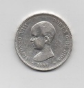 ALFONSO XIII DEL AÑO 1891 *91 DE 5 PESETAS