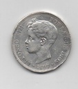 ALFONSO XIII DEL AÑO 1897 *97 DE 5 PESETAS