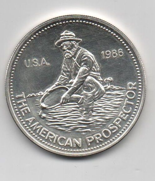 ESTADOS UNIDOS DEL AÑO 1986 DE 1 ONZA TROY PROSPECTOR