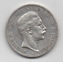 ALEMANIA PRUSIA DEL AÑO 1904 DE 5 MARCOS