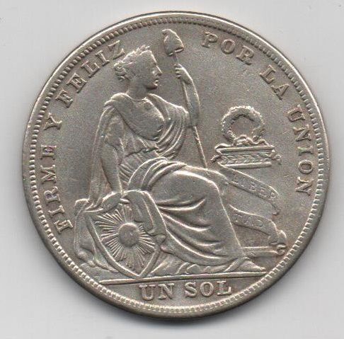 PERU DEL AÑO 1926 DE 1 SOL