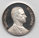 ESPAÑA- MEDALLA DE PLATA -JUAN CARLOS I REY DE ESPAÑA