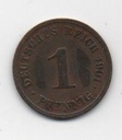 ALEMANIA IMPERIO DEL AÑO 1901 LETRA J DE 1 PFENNIG