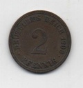ALEMANIA IMPERIO DEL AÑO 1906 LETRA A DE 2 PFENNIG