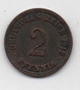 ALEMANIA IMPERIO DEL AÑO 1912 LETRA A DE 2 PFENNIG