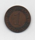 ALEMANIA DEL AÑO 1924 IMPERIO REPUBLICA WEIMAR LETRA A DE 1 REICHSPFENNIG