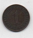 ALEMANIA REICH DEL AÑO 1930 LETRA A DE 1 REICHSPFENNING