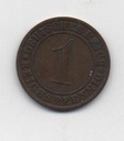 ALEMANIA DEL AÑO 1930 IMPERIO REPUBLICA WEIMAR LETRA F DE 1 REICHSPFENNIG