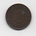 ALEMANIA DEL AÑO 1931 IMPERIO REPUBLICA WEIMAR LETRA E DE 1 REICHSPFENNIG