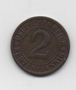 ALEMANIA DEL AÑO 1924 IMPERIO REPUBLICA WEIMAR LETRA G DE 2 RENTENPFENNIG